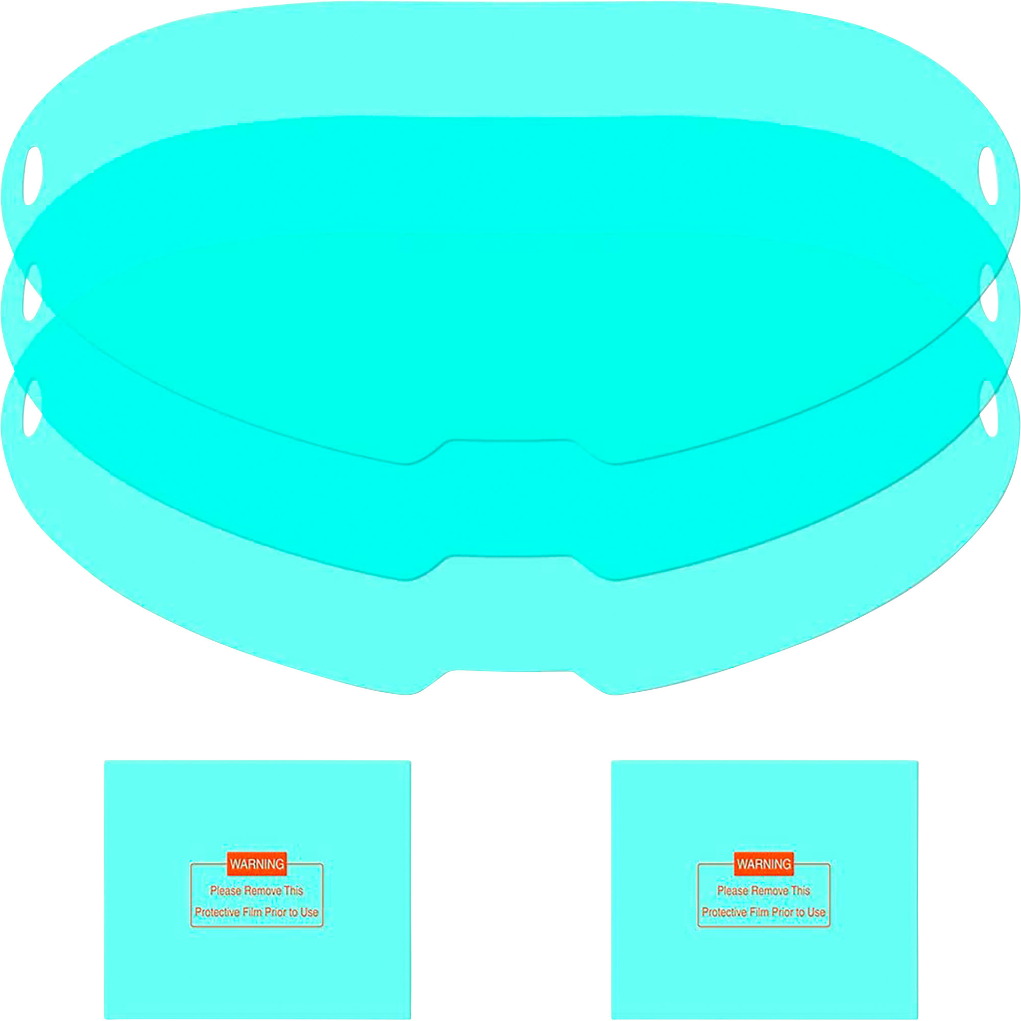 Klutch Welding Helmet Lens Covers, 5-Pc. Replacement Kit, Fits Item# 113645